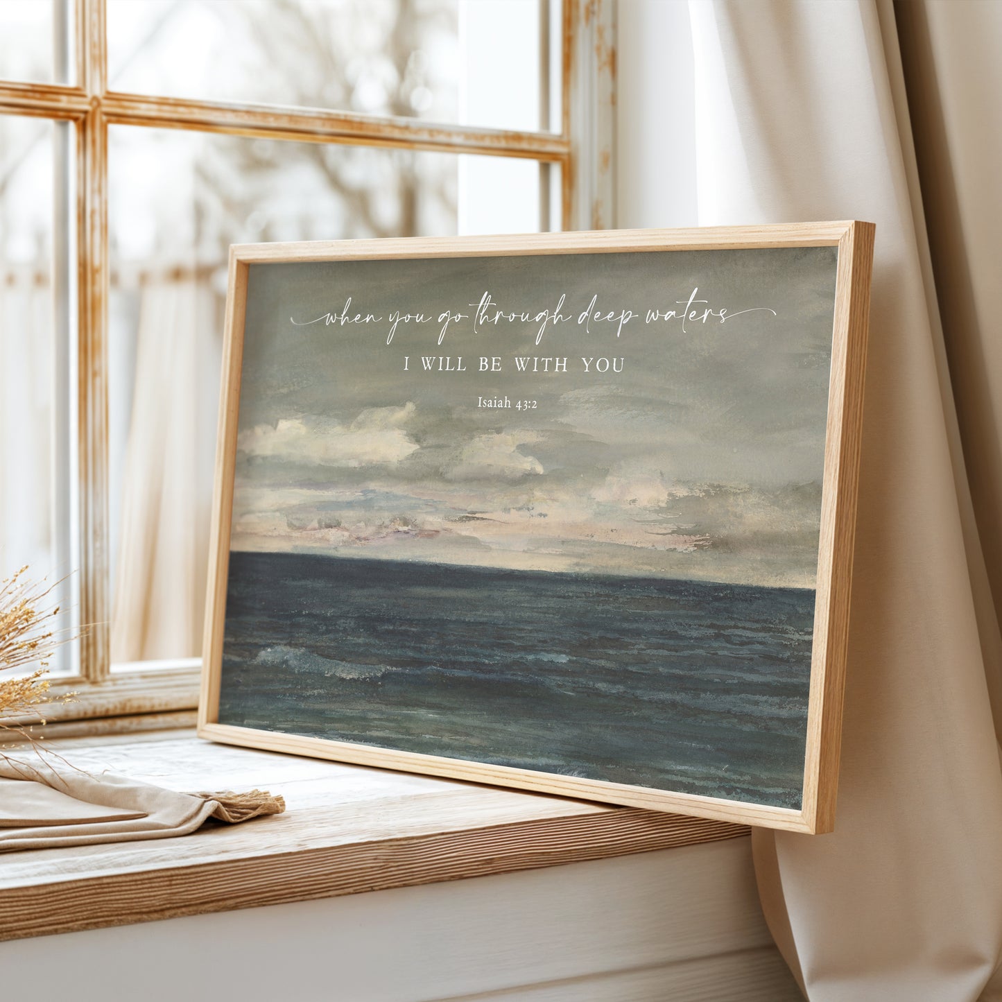 a picture of a painting with a quote on it
