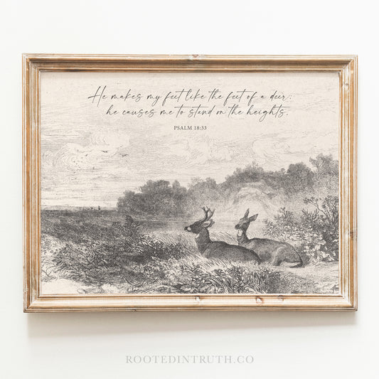 a picture of a deer with a quote on it