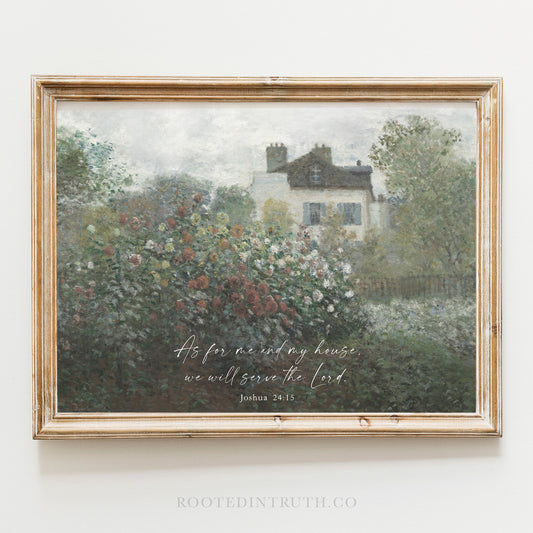 As For Me and My House Art Print