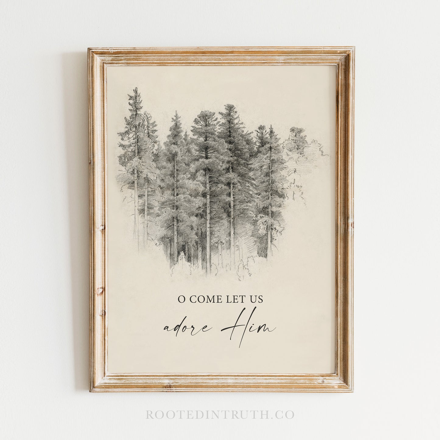 Adore Him Wall Art Print