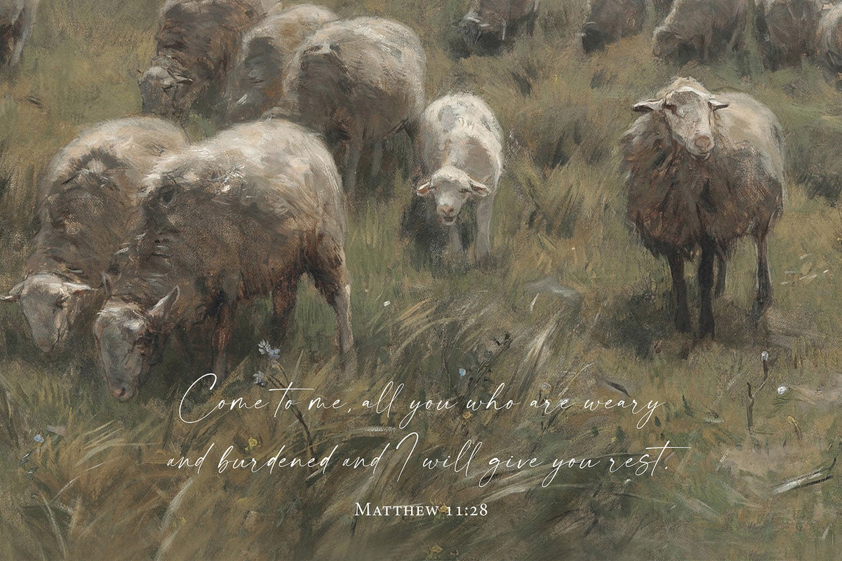 Come to Me Christian Art Print & Canvas