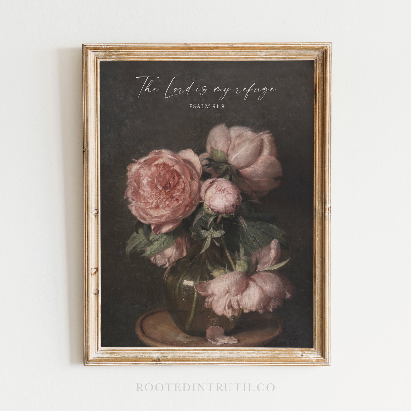 Lord is My Refuge Art Print