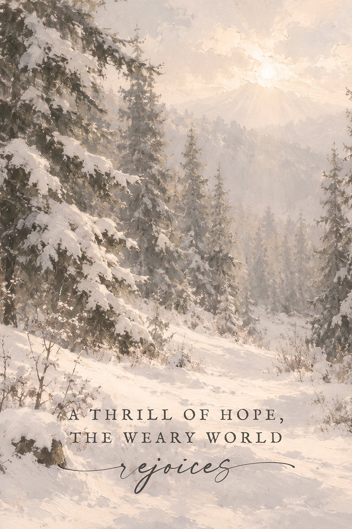 Thrill of Hope Art Print & Canvas
