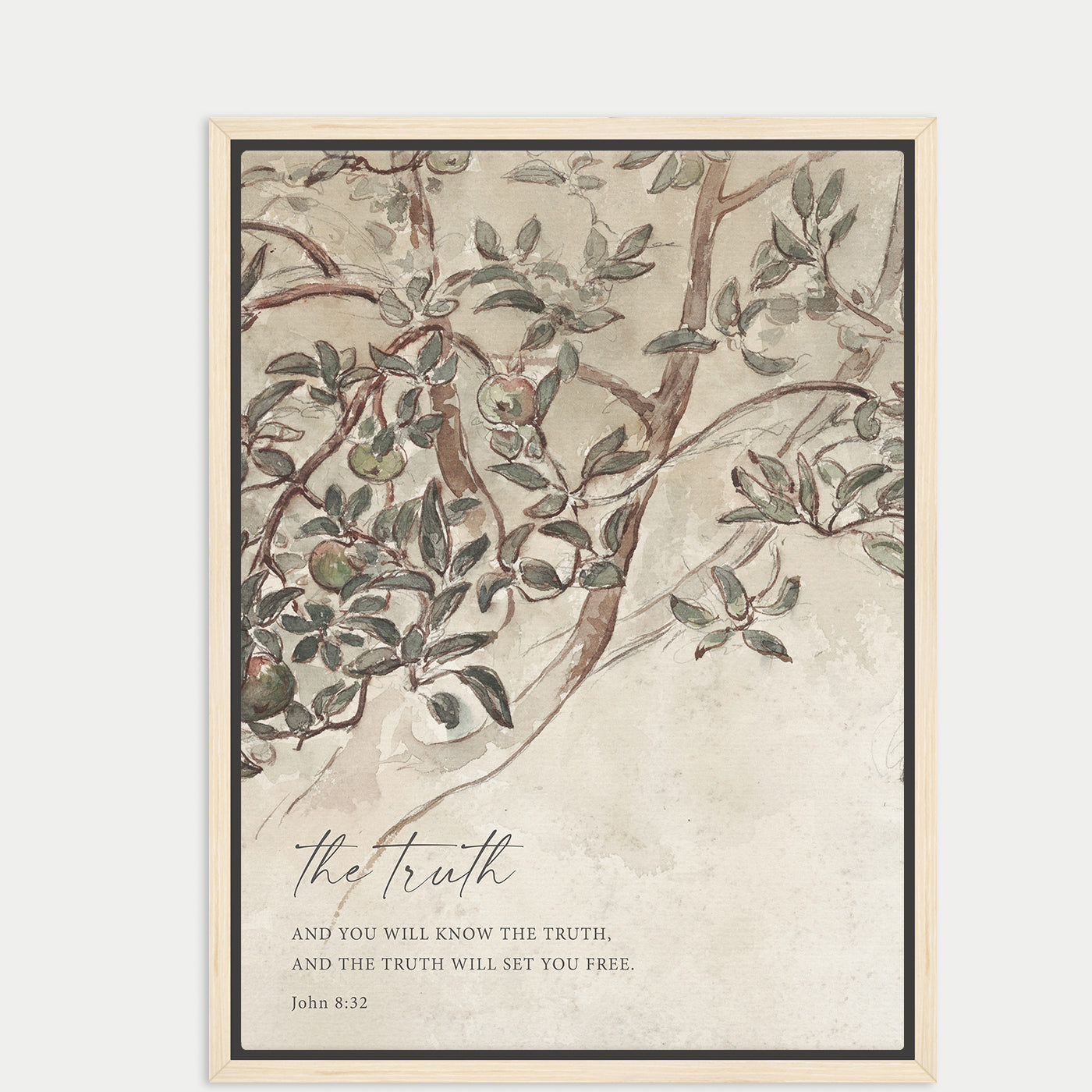 The Way, Truth and Life Christian Wall Art | Canvas & Scripture Print