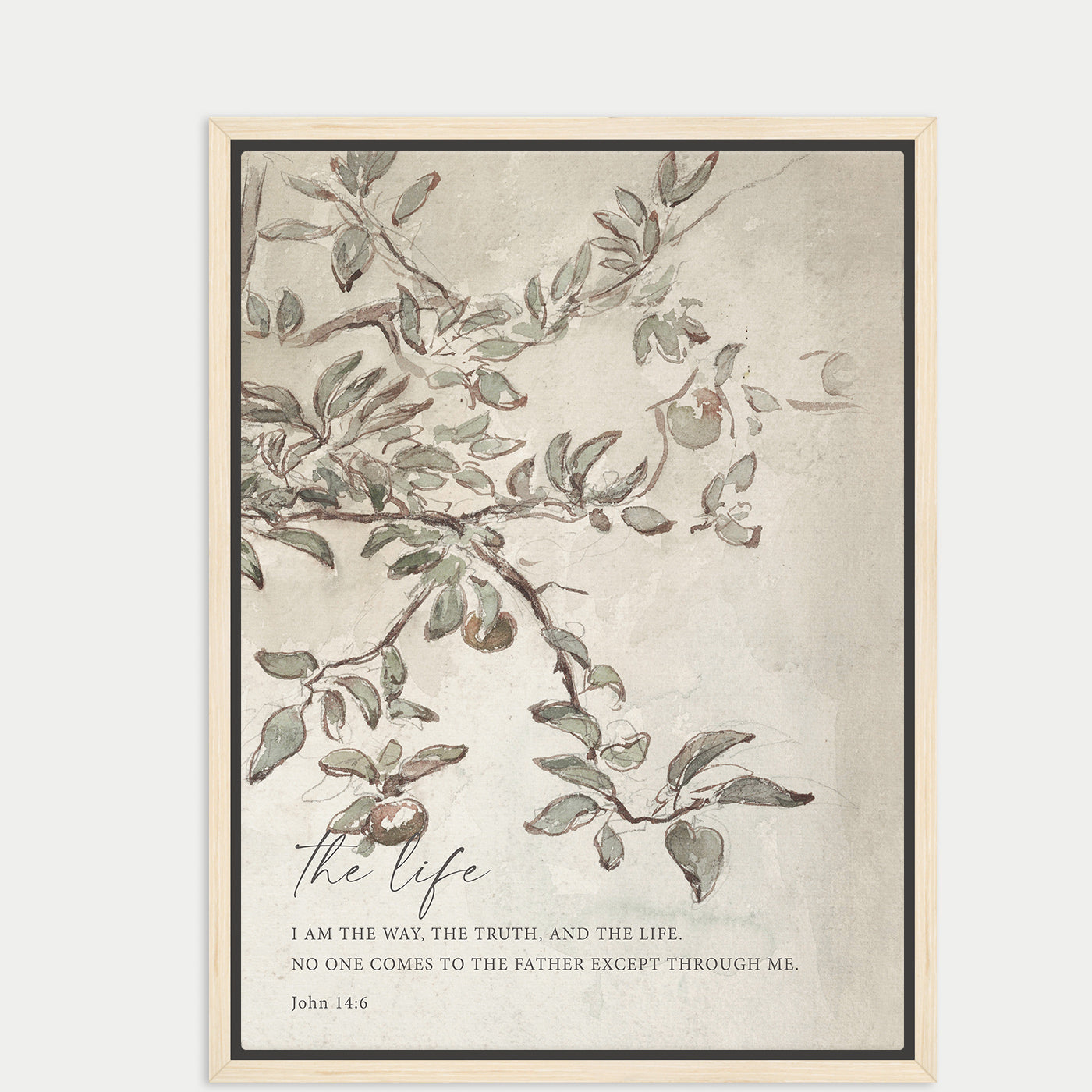 The Way, Truth and Life Christian Wall Art | Canvas & Scripture Print