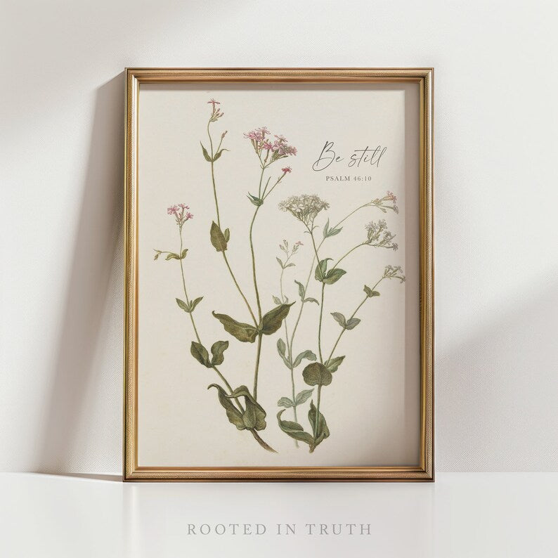 a picture of some flowers on a shelf