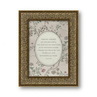 Wonderfully Made Christian Wall Art | Canvas & Scripture Print