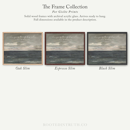 The image is a collection of three framed prints, each with a different color and size, arranged in a row. The text above the prints reads "The Frame Collection For Girlette Prints".