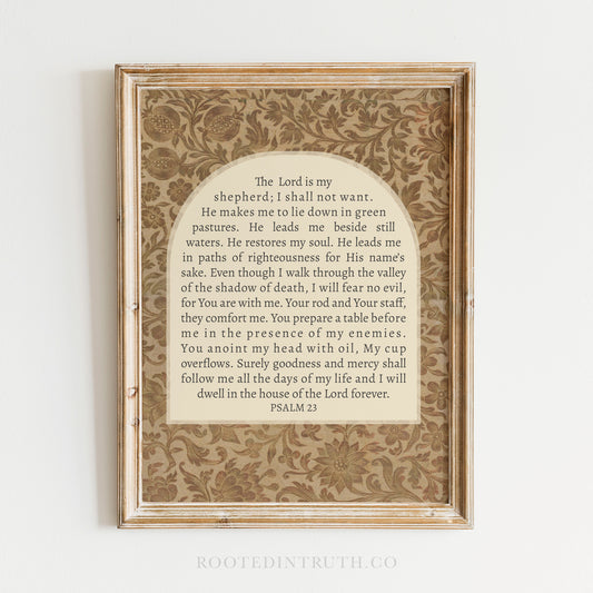 a picture of a framed poem on a wall