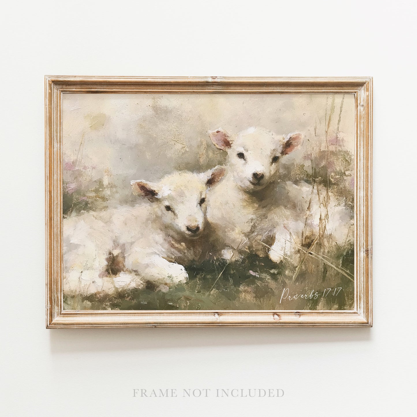 Friend Loves Wall Art Print Canvas Christian