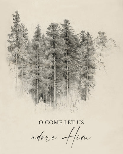 Adore Him Art Print & Canvas