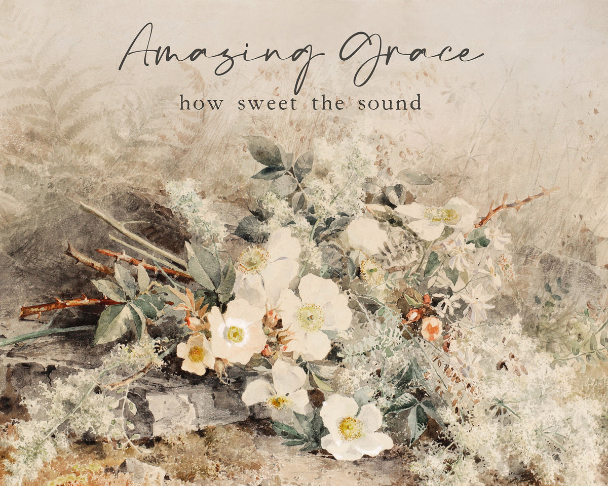 Amazing Grace Art Print & Canvas