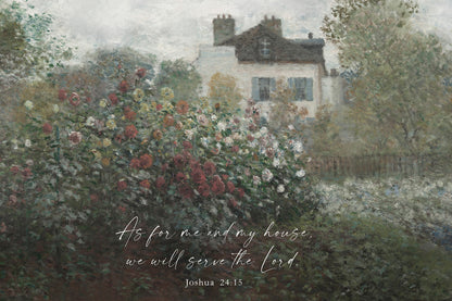 As for Me and My House Art Print & Canvas