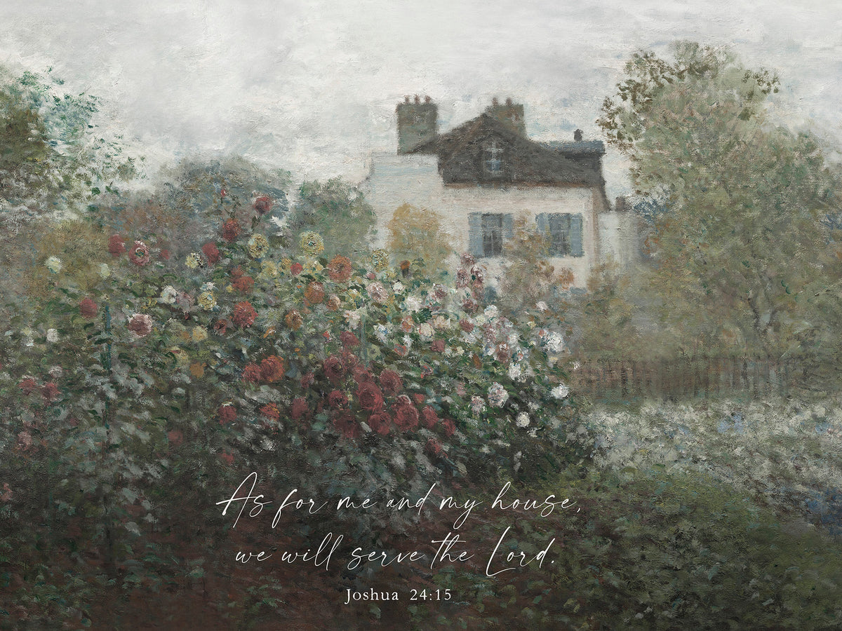 As for Me and My House Art Print & Canvas