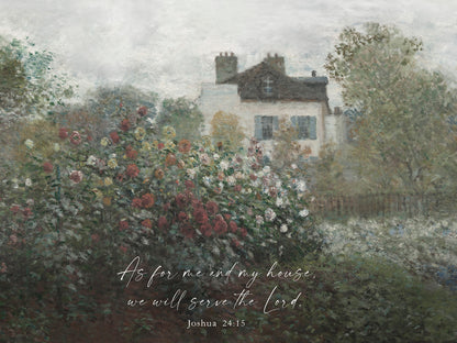 As for Me and My House Art Print & Canvas