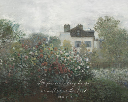 As for Me and My House Art Print & Canvas