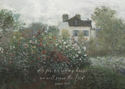 As for Me and My House Art Print & Canvas