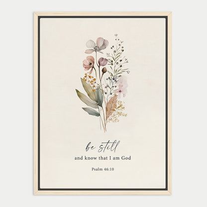 Be Still Art Print & Canvas