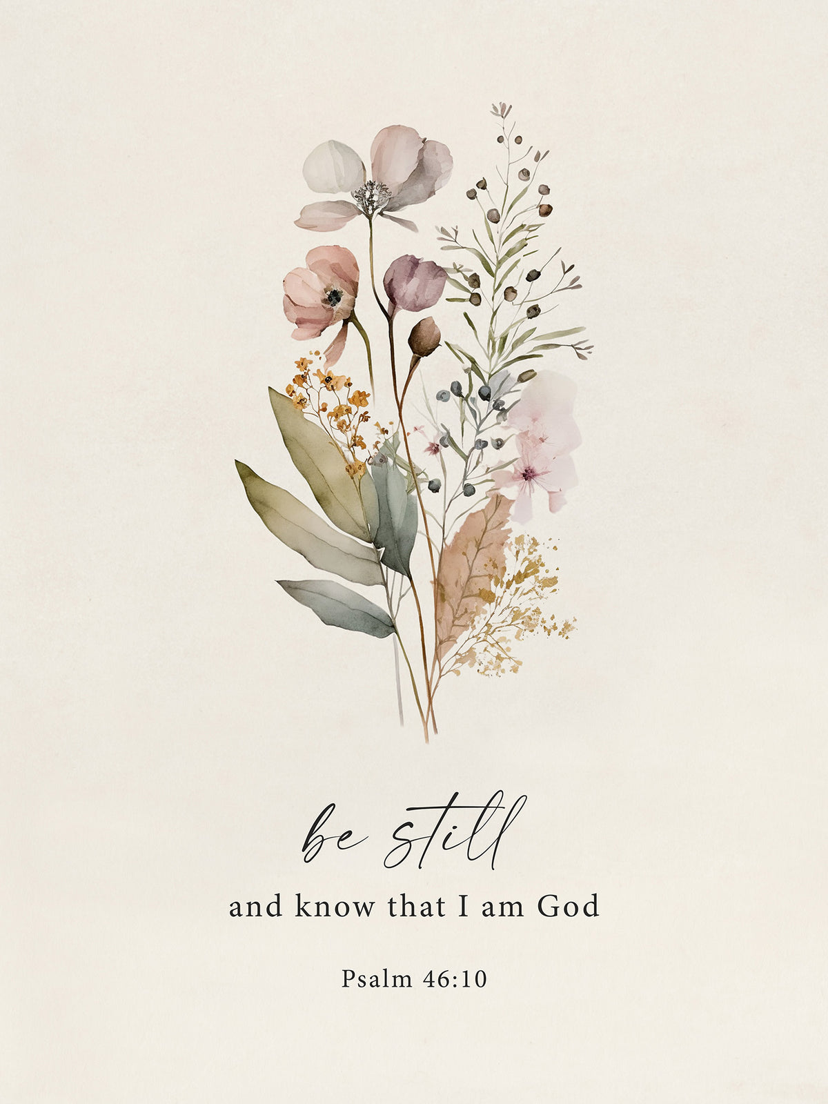 Be Still Art Print & Canvas