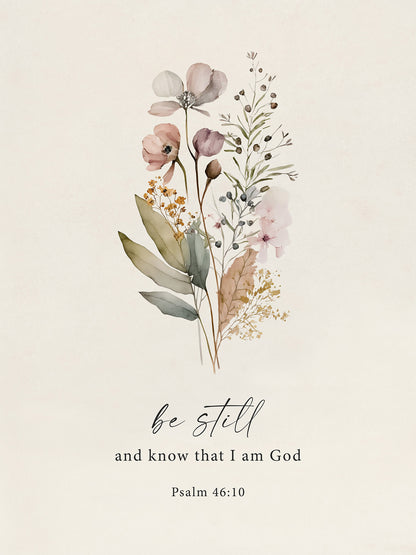 Be Still Art Print & Canvas