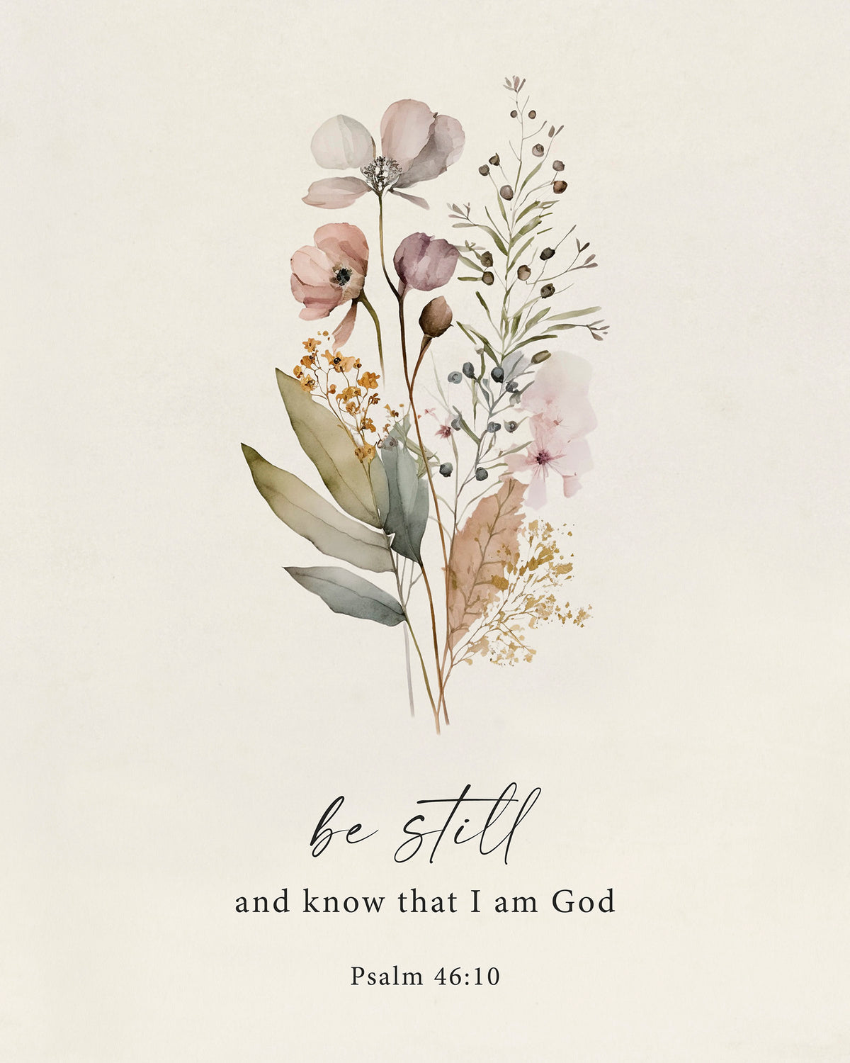 Be Still Art Print & Canvas