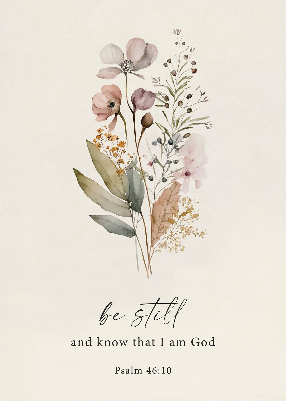 Be Still Art Print & Canvas
