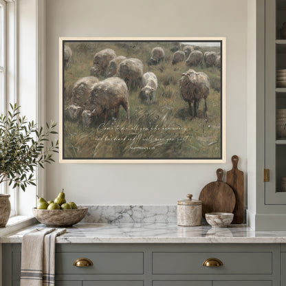 Come to Me Christian Art Print & Canvas