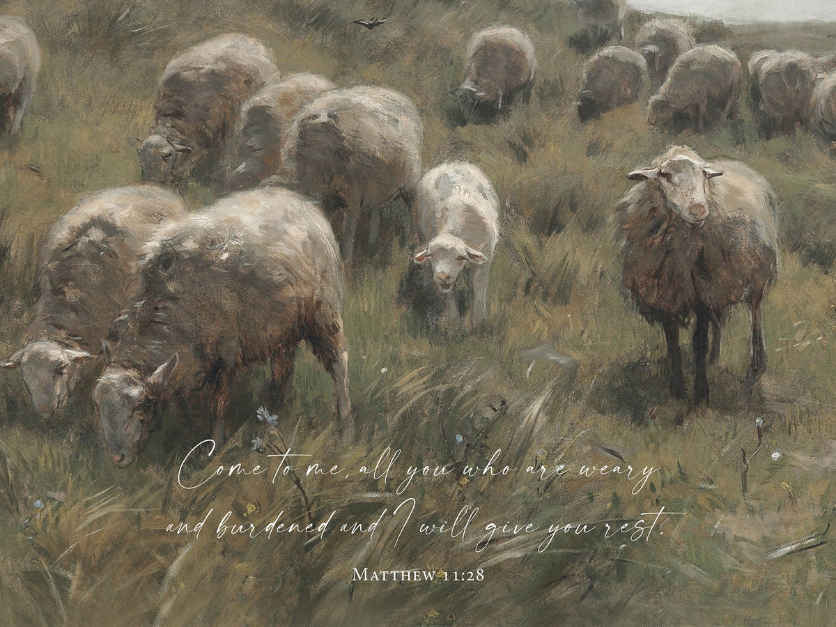 Come to Me Christian Art Print & Canvas