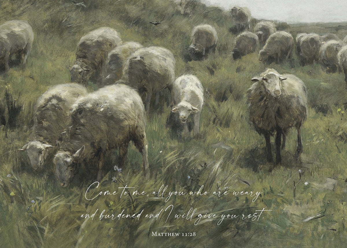 Come to Me Christian Art Print & Canvas