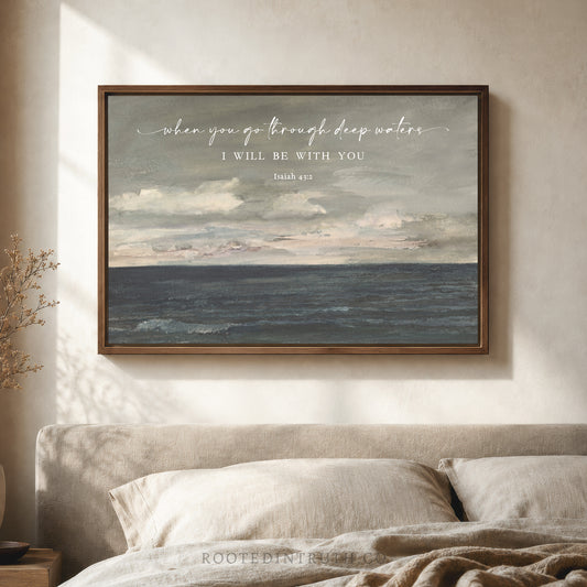 Deep Waters Landscape Art Print & Canvas
