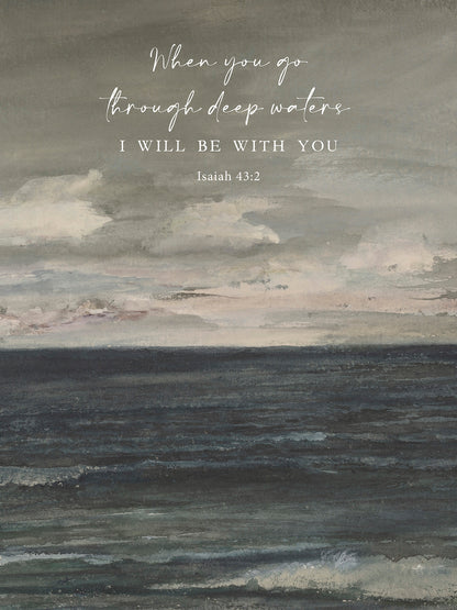 Deep Waters Vertical Art Print & Canvas