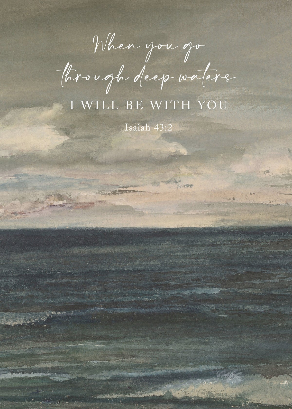Deep Waters Vertical Art Print & Canvas