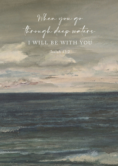 Deep Waters Vertical Art Print & Canvas