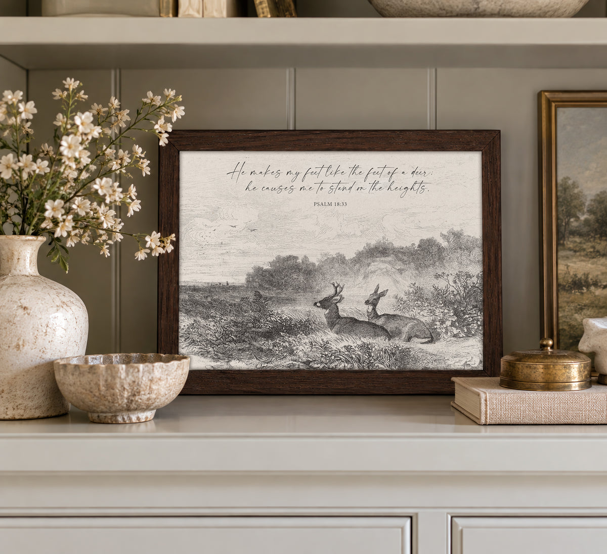 Feet Like a Deer Art Print & Canvas