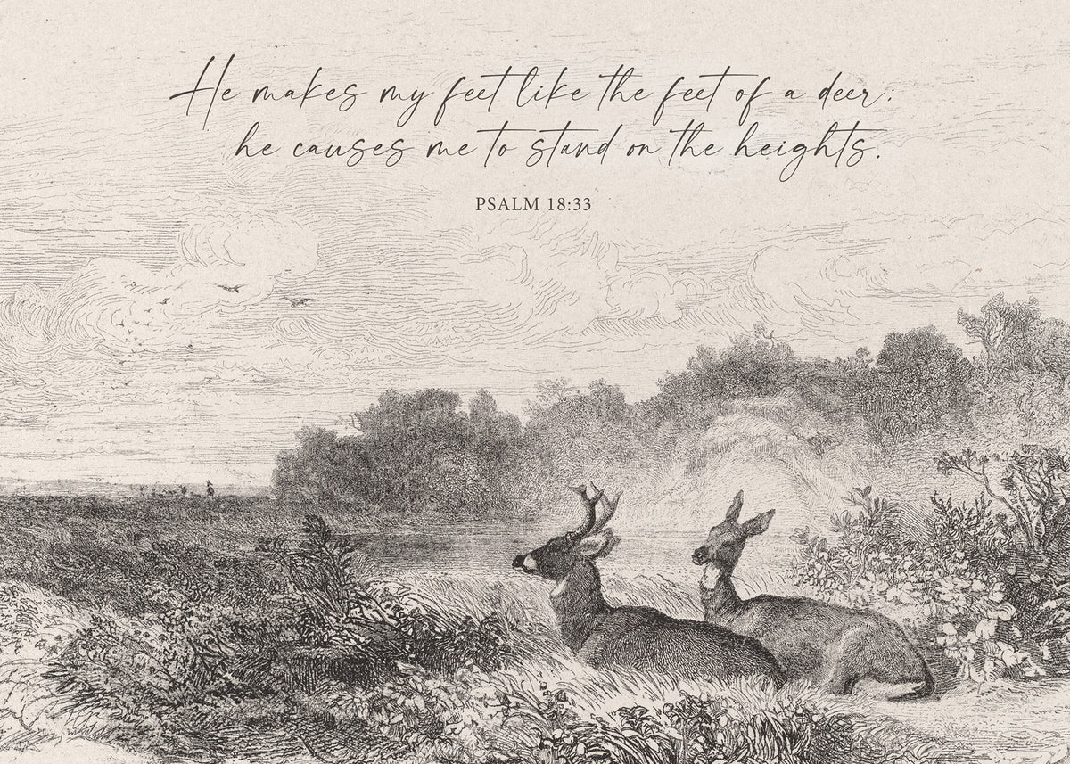 Feet Like a Deer Art Print & Canvas
