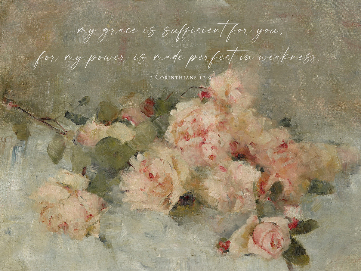 Grace is Sufficient Art Print & Canvas