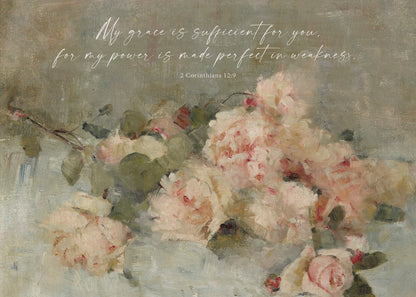 Grace is Sufficient Art Print & Canvas