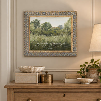 Grass Withers Art Print & Canvas