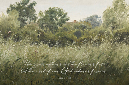 Grass Withers Art Print & Canvas