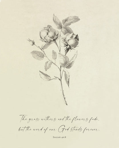 Grace is Sufficient Art Print & Canvas