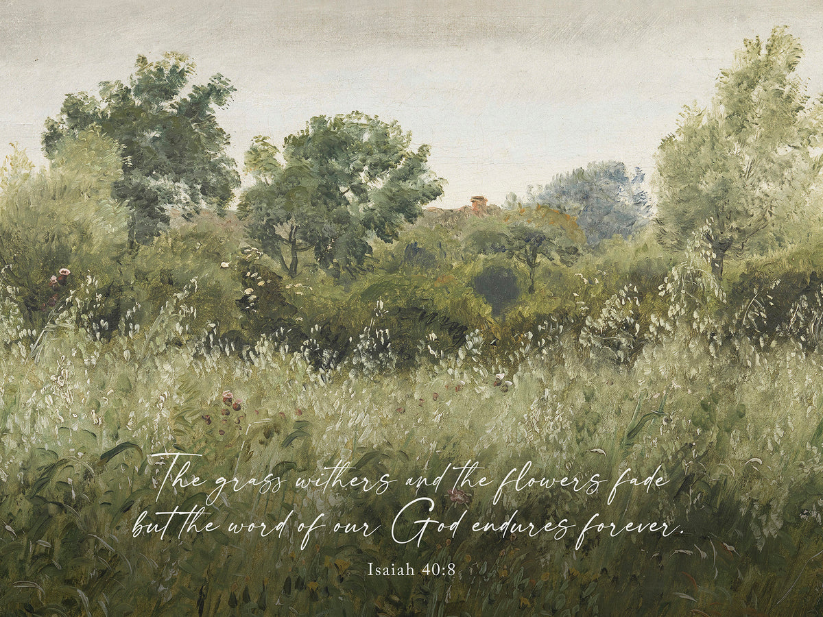 Grass Withers Art Print & Canvas