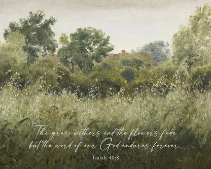 Grass Withers Art Print & Canvas