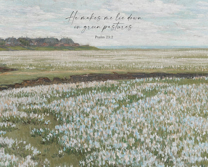 Green Pastures Art Print & Canvas