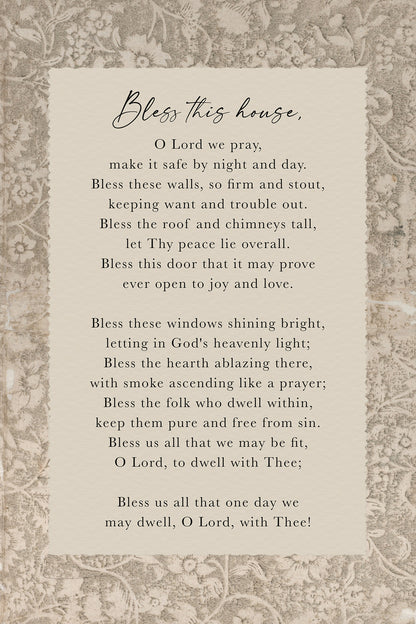 House Blessing Art Print & Canvas