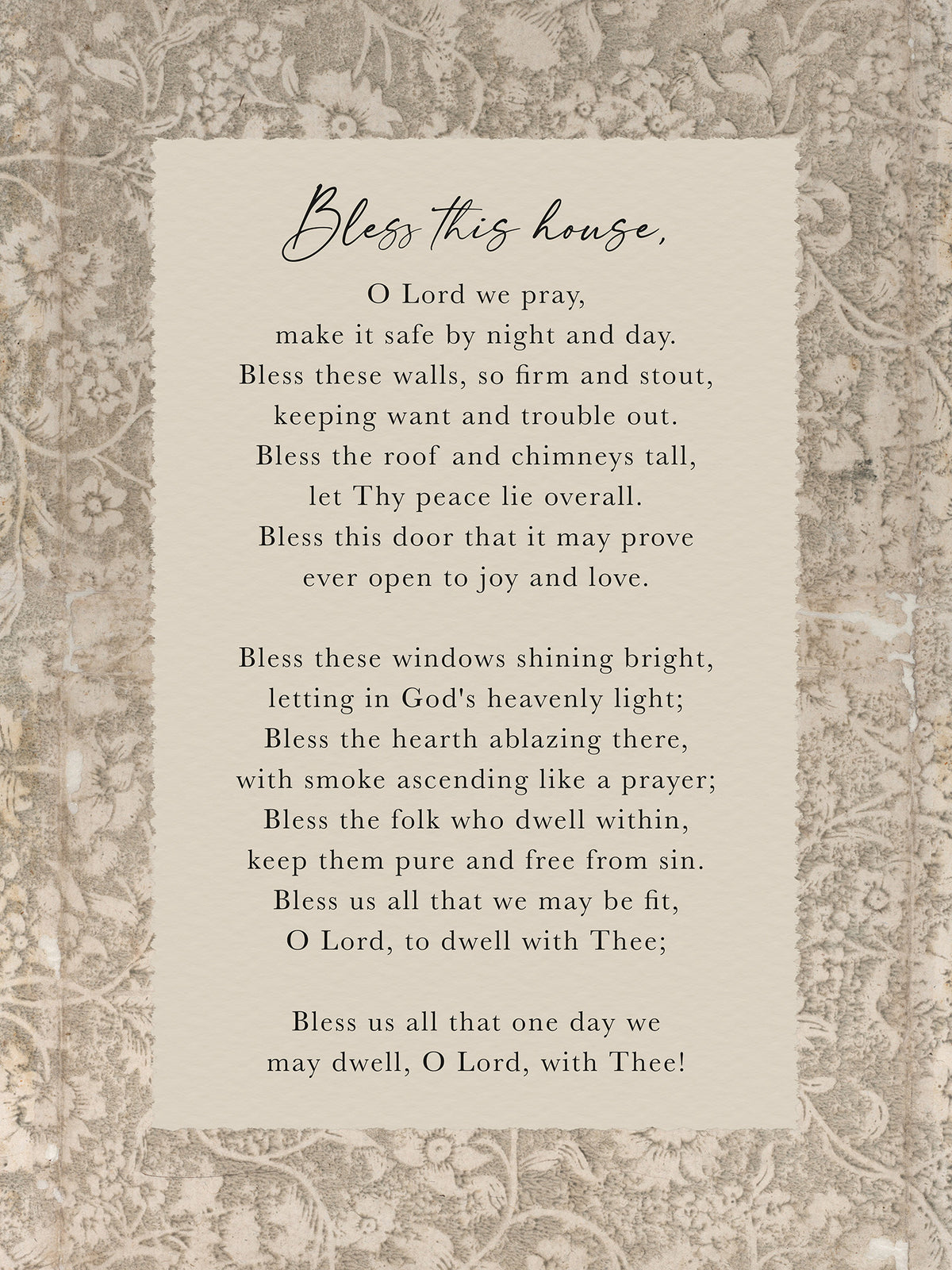 House Blessing Art Print & Canvas
