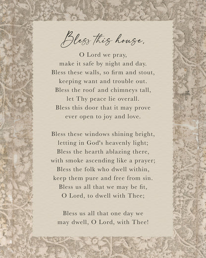 House Blessing Art Print & Canvas