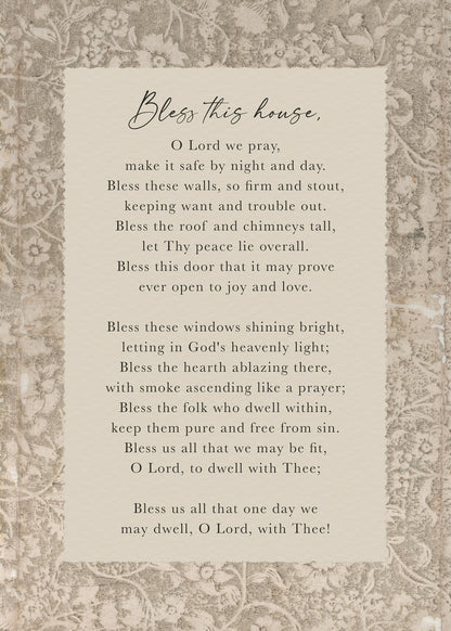House Blessing Art Print & Canvas