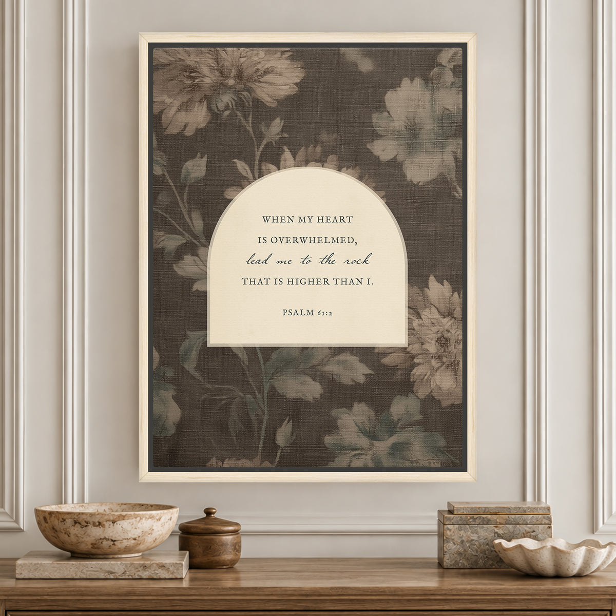 Lead Me Psalm Art Print & Canvas