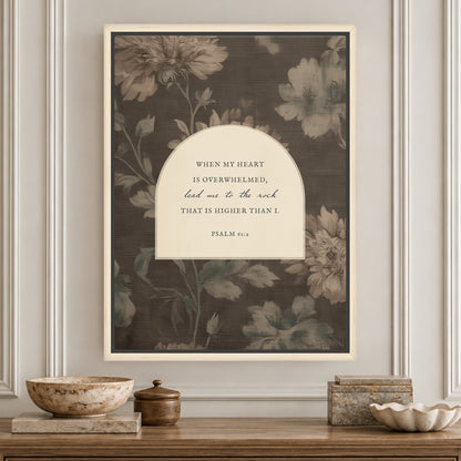 Lead Me Psalm Art Print & Canvas