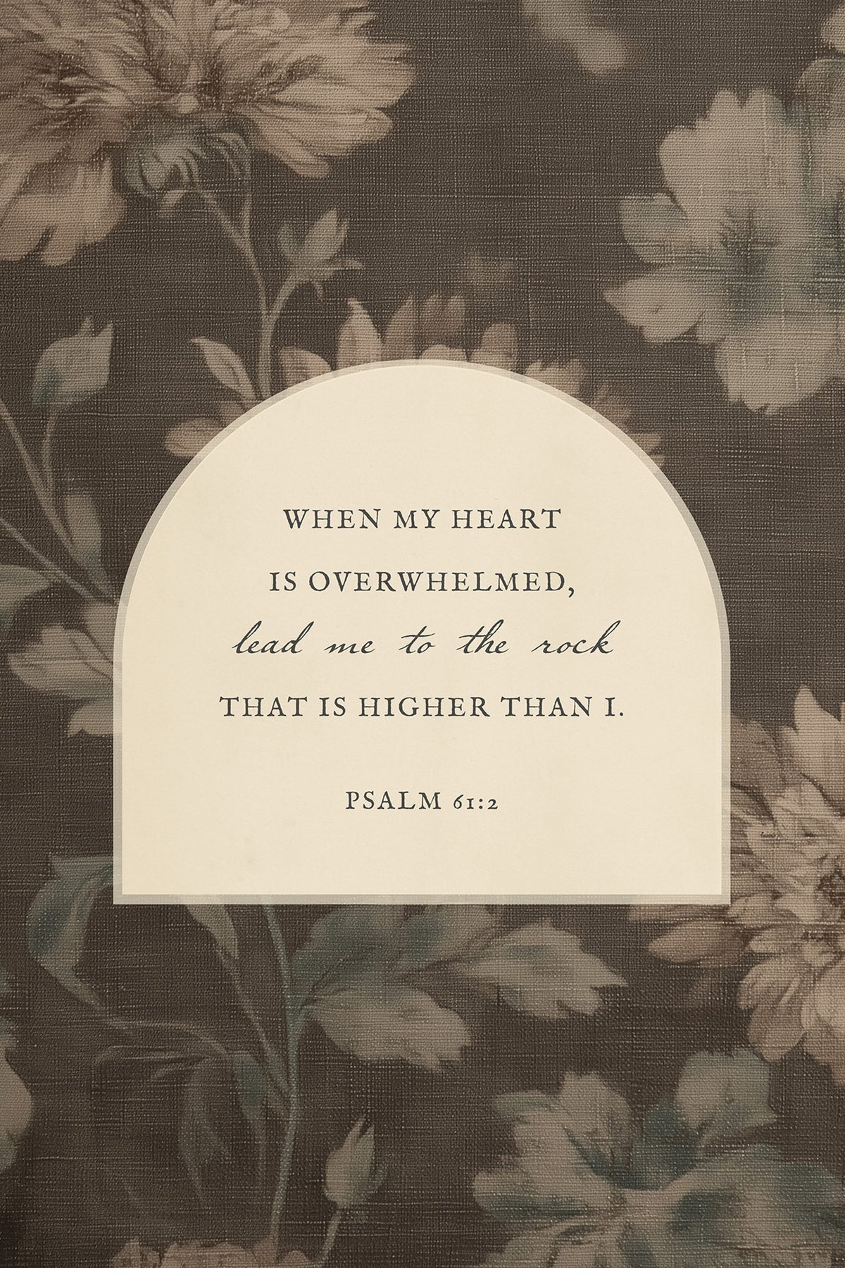Lead Me Psalm Art Print & Canvas
